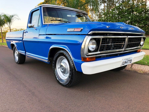 Ford F100 F 100 V8 292 Automatica Ar E Direcao Aceito Troca