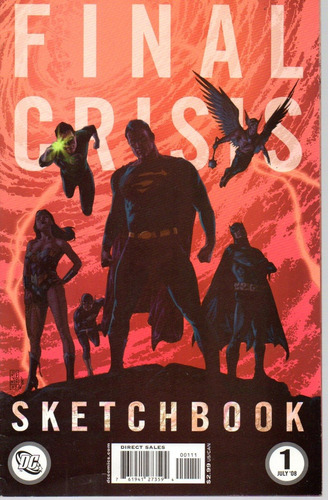 Final Crisis Sketchbook N° 01 - Dc 1 - Bonellihq Cx423