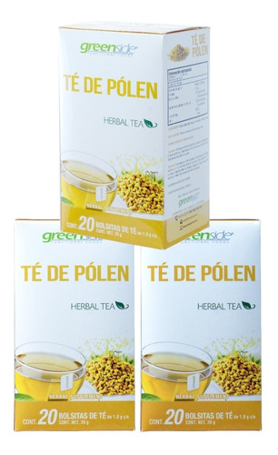 (3 Pzas) Te Polen (20 Bolsitas) Greenside