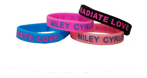 Miley Cyrus Pulsera De Silicona Pulseras