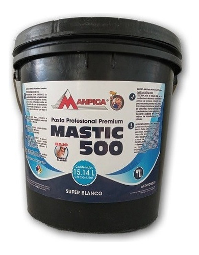 Pasta Profecional Mastique M-500 Manpica Cuñete