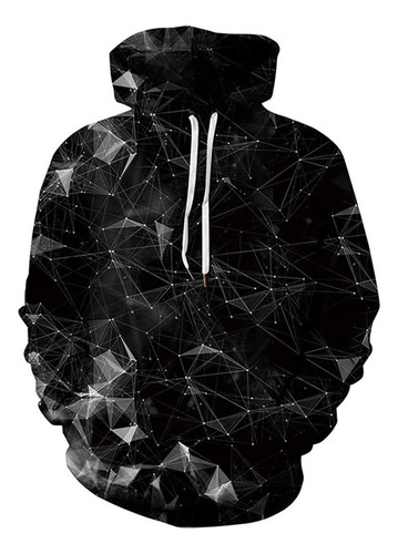 A 3d Impresión Digital Sudaderas Con Capucha Galaxia Patrón