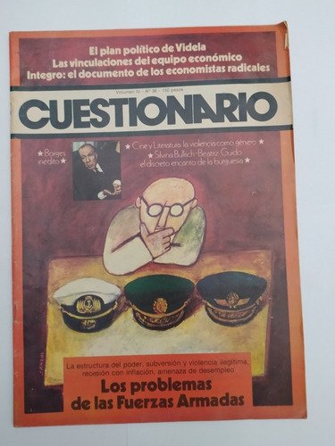 Revista Cuestionario 1976 Terragno Borges 