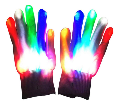 Regalo Guantes Con Iluminación Led De Neón, Suministros