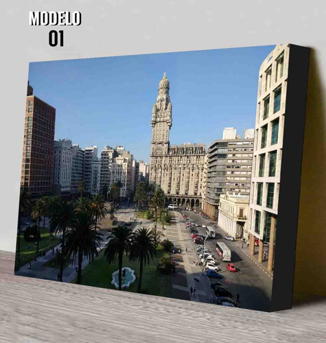 Cuadro De Montevideo Uruguay Y De Otras Ciudades Del Mundo