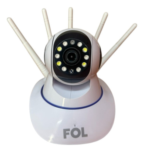 Cámara De Seguridad Fol Fc-ak002 Wifi 2mp Color Blanco Blanco
