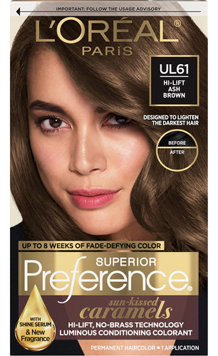 L'oreal Paris Superior Preference Tinte Ul61 Hi-lift Ash Bro