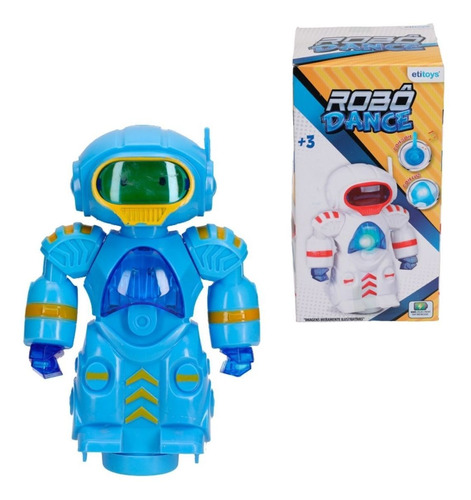 Brinquedo Robo Com Sensor De Luz E Som Etitoys Bq209