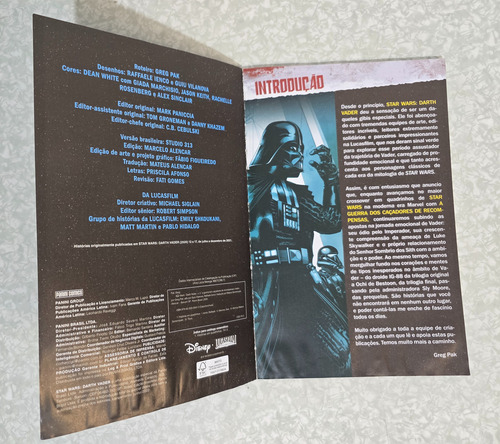 Star Wars Darth Vader 2a Série N° 3 Ed. Panini Hq (Usado)