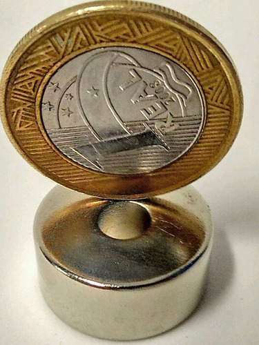 Imã De Neodímio Super Forte 22mm X 6,5mm X 10mm - 1pç N45