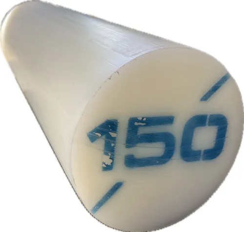 comprar Tarugo De Nylon 150mm X 500mm Branco Tecnil Poliamida