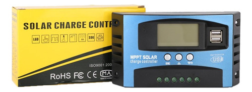 40a Controlador De Carga Solar Mppt Con Pantalla Lcd 12v .