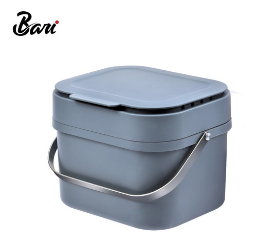 Papelera Gris De Cocina Bari