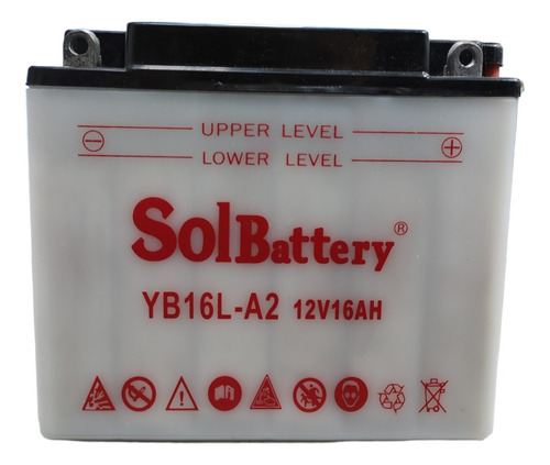 Batería Yb16l-a2 Solbattery 