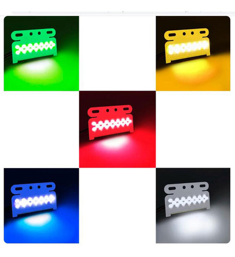 4 Luz Led De Posición Lateral De 24v/impermeable/base De