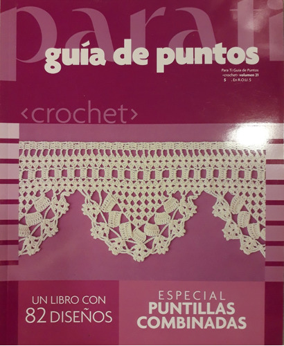 Revista Tejidos Para Ti Guía Puntos Crochet Diseños Liquido