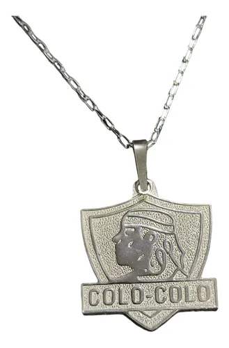 Cadena Collar Colo Colo Grande Plata Ley 925 + Caja Regalo