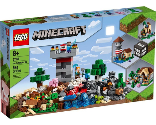 Lego Minecraft Caja Modular 3.0 Castillo Fortaleza Granja