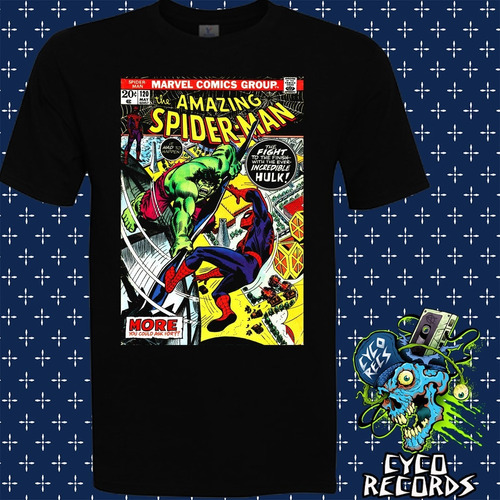 Comics Comic_hulk Spiderman Poleras- Cyco Records 