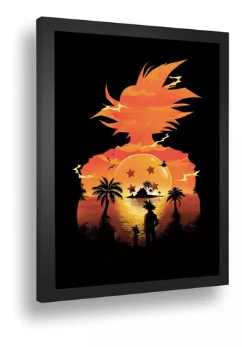 Quadro decorativo Dragon Ball Z O Retorno Dos Androides