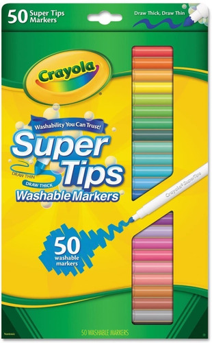 Crayola Super Tips 50 Envío Gratis