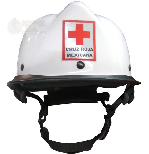 Casco Tipo Bullard Paramedico Cruz Roja Rescatista 