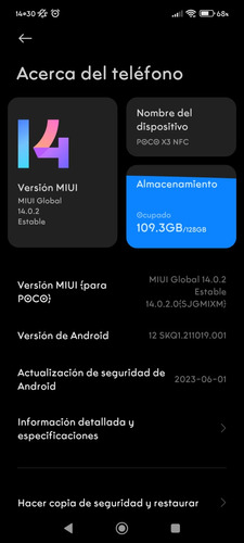 Celular Xiaomi Poco X3 Nfc 128gb