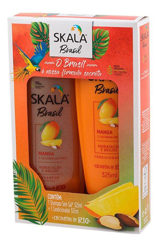 Skala - Linha Brasil - Kit Manga E Castanha Do Para Shampoo