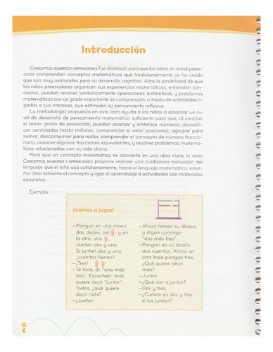 Conceptos, Números Y Operaciones: Preescolar 3, De Vargas Zepeda, Ricardo Godinez Lule, Ruth., Vol. 1. Editorial Trillas, Tapa Blanda, Edición 1a En Español, 2013