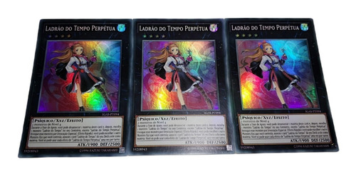 Yu-gi-oh! 3x Ladrão Do Tempo Perpétua Igas-pt094