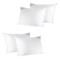 Comprar Kit 4 Travesseiros Toque De Pluma Buddemeyer 50x90cm Branco