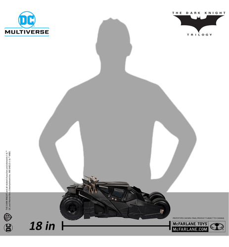 Lucius Fox & Tumbler The Dark Knight Dc Multiverse Mcfarlane
