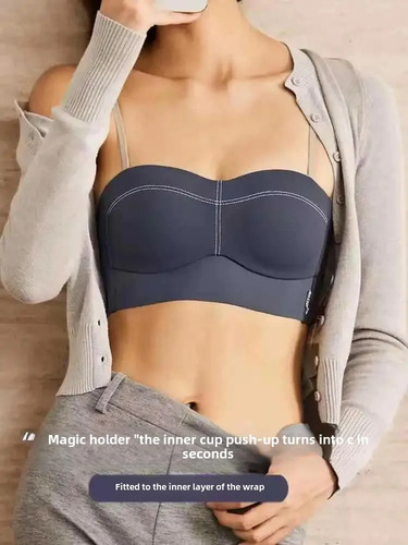 Ropa Interior De Mujer Con Sujetador Push Up Sin Tirantes Si