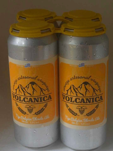 Cerveza Volcanica Lata Packs 4 Unidades