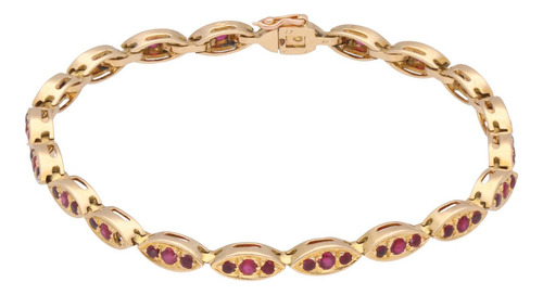 Pulsera De 18k Oro Amarillo, 13.2 Gramos