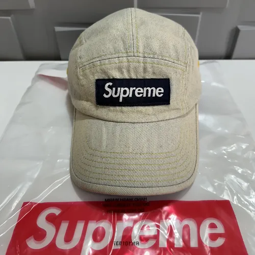 Boné Supreme Denim Camp Dirty Indigo Ss23 | MercadoLivre
