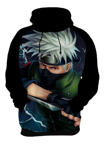 Blusa Moletom Personagem Kakashi Hatake Anime Naruto