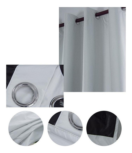 1pc Impermeable Al Aire Libre Cortina Apagón Porche Patio