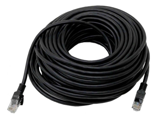 Cable De Red Utp Cat6 Amitosai X 25 Metros 100% Cobre!!! E6 Color Negro
