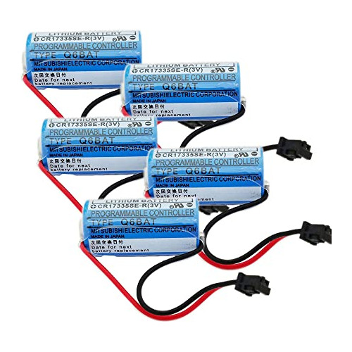 Paquete De 5 Baterías Cr17335ser De 1800mah Y 3v Siste...