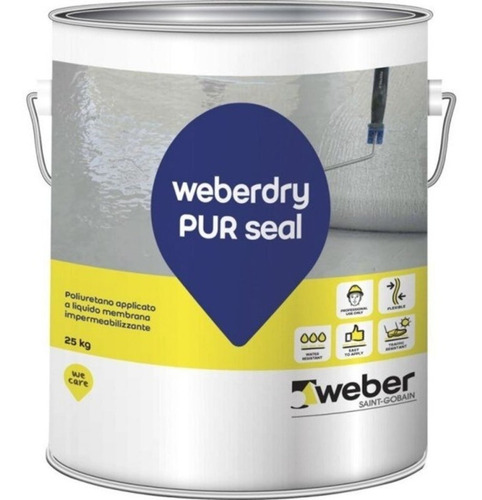 Impermeabilizante Weberdry Membrana Pur Seal X 25kg