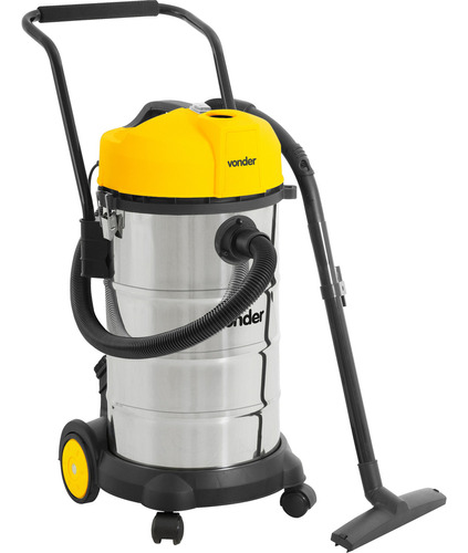 Aspirador Tambor Vonder Profissional Apv 1240 40l Aço Inoxi Cor Aço inoxidável/Amarelo/Preto 127V