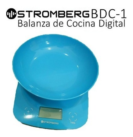 Balanza Digital De Cocina Stromberg Bdc1 - 3kg Bandeja Led