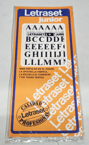 Letraset Junior L7 L8 L9 L10 L11 L12 L15