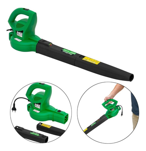 Soprador De Folhas Elétrico 2000w Gsf-2000 Garthen + Kit