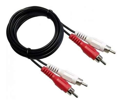 Cable De Audio Equipo 2 Rca A 2rca Macho 1.8m Corneta Planta