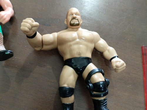 Figuras Steve Austin, Brithis Bull Dog , Jake Snake Lote 3 (Usado)
