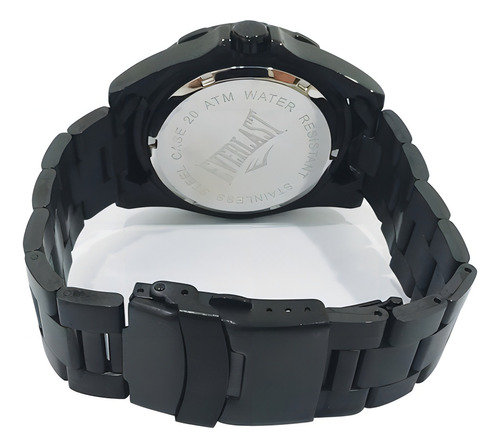 Relógio Pulso Everlast Masculino Aço Calendário E268