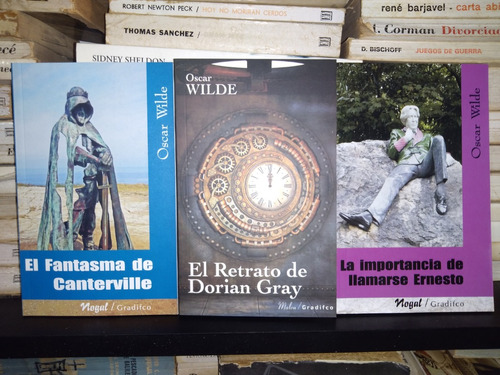Lote X 3 Libros Nuevos Oscar Wilde (ver Descr) - Ed Gradifco