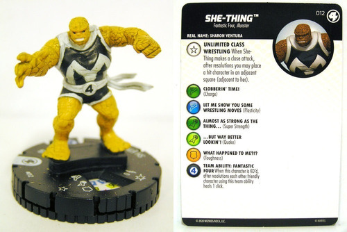 Heroclix She-thing #012 Fantastic Four Marvel